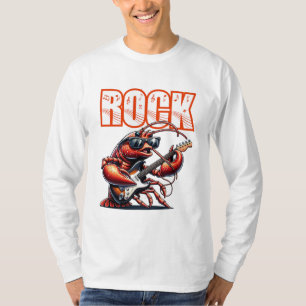 メインロブスターシャツ  シーフードラバーギフト  クロール Tシャツ