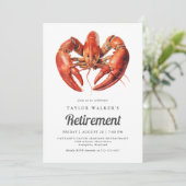 メインロブスターシーフードリタイアメントパーティー 招待状 (スタンド正面)