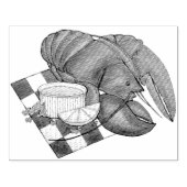 メインロブスターディナーシーフードレストランフィッシュマーケット ラバースタンプ (インプリント)