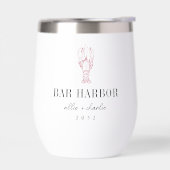 メインロブスターデスティネーションの結婚式の好意 (左面)