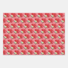 メインロブスターニューバーグビスクシーフードディナーフード ラッピングペーパーシート