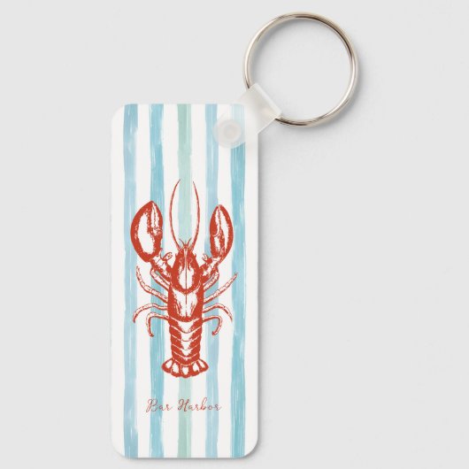 メインロブスターフィッシャーマンコアストライプズ キーホルダー (裏面)