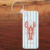 メインロブスターフィッシャーマンコアストライプズ キーホルダー (正面)