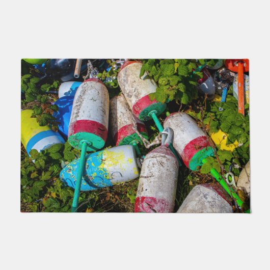 メインロブスターブイ ドアマット (正面)