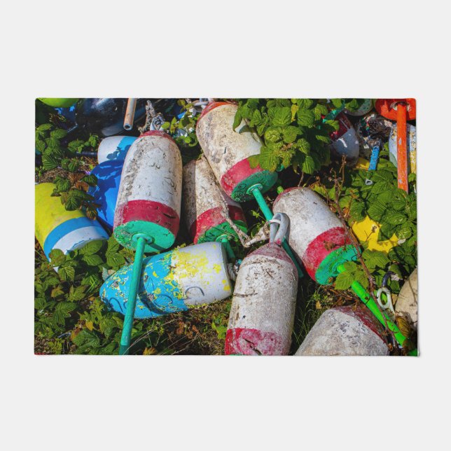 メインロブスターブイ ドアマット (正面)