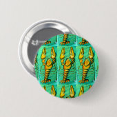 メインロブスターボタン 缶バッジ (正面&裏面)