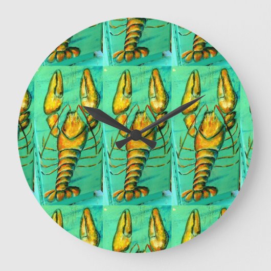 メインロブスター時計 ラージ壁時計 (正面)