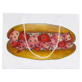 メインロブスター転がサンドイッチシーフードポートランドフード ラージペーパーバッグ (裏面)