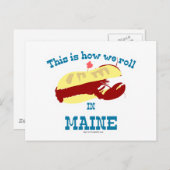 メインロブスター転が ポストカード (正面/裏面)