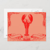 メインロブスター ポストカード (正面/裏面)