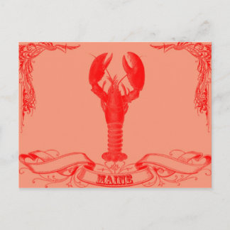 メインロブスター ポストカード