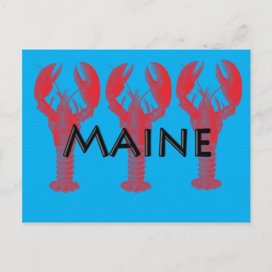 メインロブスター ポストカード (正面)