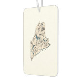 メインヴィンテージ写真マップ カーエアーフレッシュナー (左)