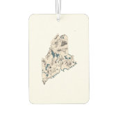 メインヴィンテージ写真マップ カーエアーフレッシュナー (裏面)