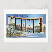 メイン州からの挨拶 ポストカード (正面)