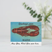 メイン州から愛を込めて ポストカード (スタンド正面)
