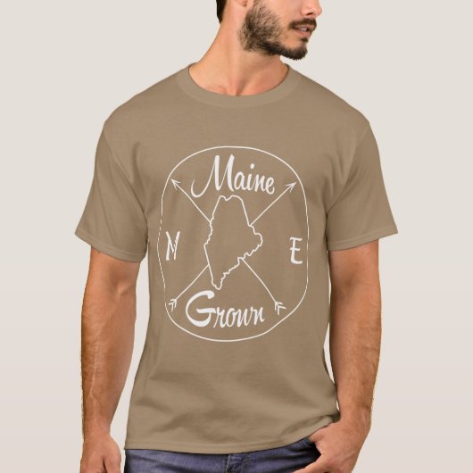 メイン州で育ったME Tシャツ (正面)