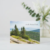 メイン州のアカディア国立公園のキャディラック山 ポストカード (スタンド正面)