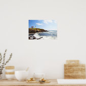 メイン州のケープ・ネドリック「ヌブル」灯台 ポスター (キッチン)