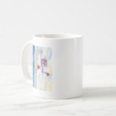 メイン州のナブル灯台の冬 コーヒーマグカップ (正面左)