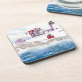 メイン州のヌブルライトハウスで冬を過ごす コースター (左側)