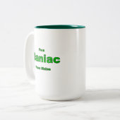 メイン州のマニアック ツートーンマグカップ (正面左)