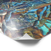 メイン州のロブスターポンドのロブスター フォトプリント            (角)