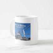 メイン州の冬 コーヒーマグカップ (正面左)