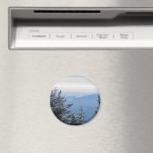 メイン州の地平線に位置するスガローフ山 マグネット (インサイチュ (食洗機))