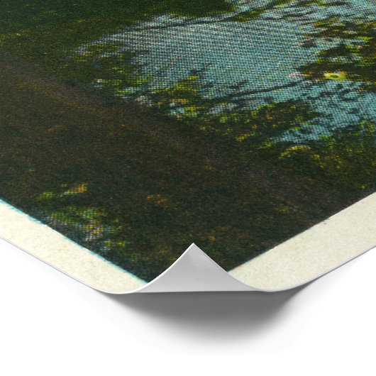 メイン州の山カターディン州ロッフェストピーク ポスター (角)