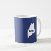 メイン州の民主党員 コーヒーマグカップ (正面右)