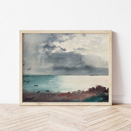 メイン州の海岸のブレイクストーム | ウィンズローホーマー ポスター