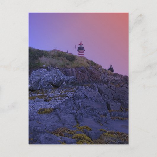 メイン州の灯台32 ポストカード (正面)