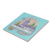 メイン州の灯台 タイル (側面)