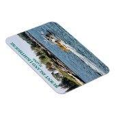 メイン州の焼け島ライトハウス マグネット (右側)