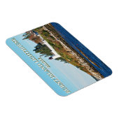 メイン州の焼け島ライトハウス マグネット (右側)