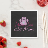 メイン州の猫ママ スタンダードランチョンナプキン (インサイチュ)