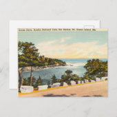 メイン州の砂漠山国立公園 ポストカード (正面/裏面)