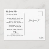 メイン州の移動先案内 インビテーションポストカード (裏面)