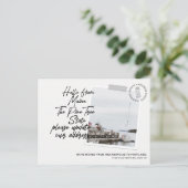 メイン州の移動先案内 インビテーションポストカード (スタンド正面)