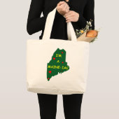 メイン州のIACだ ラージトートバッグ (正面(商品))