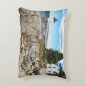 メイン州アイルオハウのロビンソンポイントライトハウス アクセントクッション (裏面(縦))