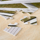 メイン州アイルオハウのロビンソンポイントライトハウス ジグソーパズル (側面)