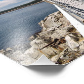 メイン州アイルオハウのロビンソンポイントライトハウス フォトプリント            (角)