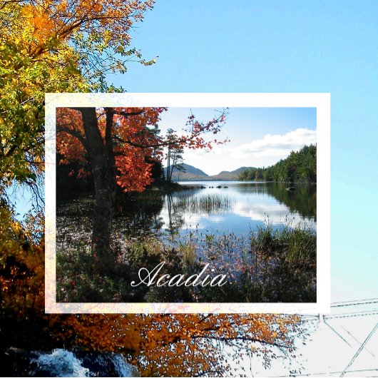 メイン州アカディア国立公園イーグル湖 ポストカード