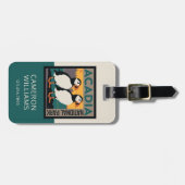 メイン州アカディア国立公園 |パフィン ラゲッジタグ (正面横)