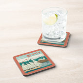 メイン州アカディア国立公園 |帆船とクジラ コースター (右側)