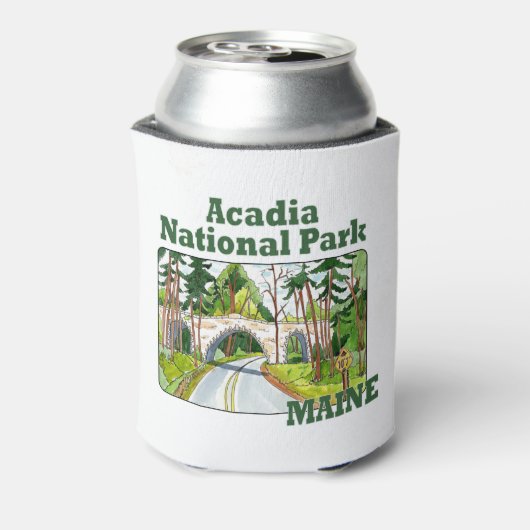 メイン州アカディア国立公園 缶クーラー (缶裏面)