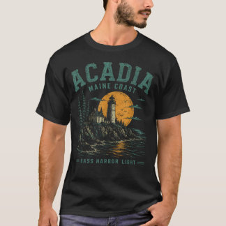メイン州アカディア・コースト国立公園 ハイキング キャンプ Tシャツ