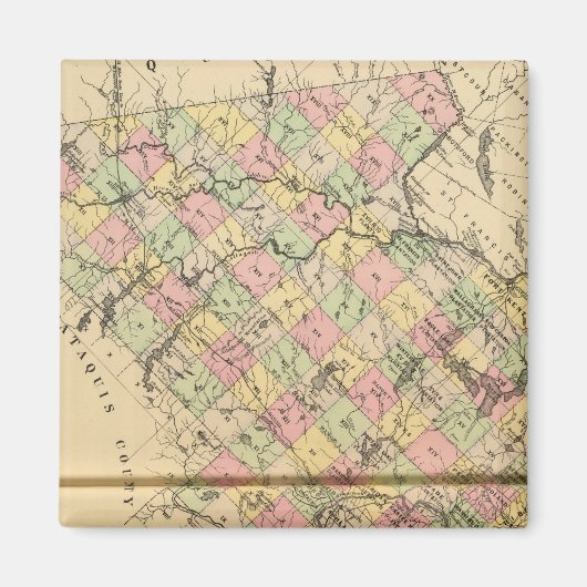 メイン州アロオストク マグネット (正面)